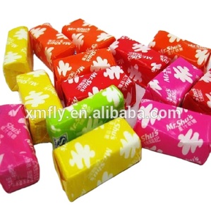 Bonbons colorés emballés dans des enveloppes, bonbons au lait de gelaine moelleux - Product Image 5