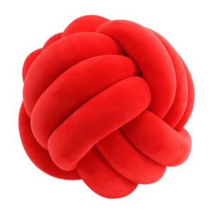 Z Round Knot Ball Pillow Soft Plush Decorative Cushion Woven Style <b>Throw</b> Pillow for Sofa Bed Chair Bedroom Home Decor - Product Image 3