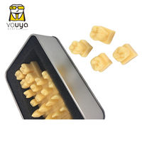 Modelo Anatómico Dental de Resina para Práctica de Estudiantes, Enseñanza de Tallado Dental, Comparación de Fissuras y Caries YOUYA DENTAL Easy