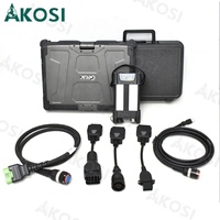 Herramienta de Diagnóstico para Camiones y Excavadoras VOCOM II VOCOM2 VCADS 88894000 EURO6 V2.8 PTT Premium Tech Tool con Laptop Getac V100