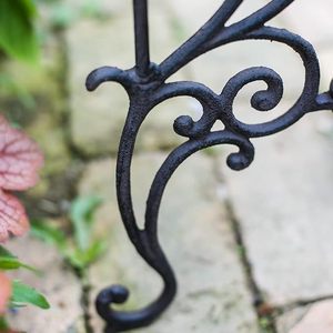 Soporte de planta duradero de hierro fundido Pioneera, soporte para maceta de 1 nivel, estante de exhibición para <span class=keywords><strong>plantas</strong></span> de interior y <span class=keywords><strong>exterior</strong></span> de estilo Vintage para el hogar - Product Image 5