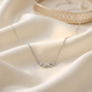 Newest Product Wholesale Elegant 18K <b>Solid</b> White <b>Gold</b> Natural Diamond <b>Pendant</b> Necklace Fine Jewelry For Women Daily Party Wear - Product Image 4