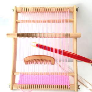 New design <span class=keywords><strong>Kids</strong></span> vendita calda early educational sinuled looms Chinses giocattolo tradizionale con telaio in legno artigianale - Product Image 2