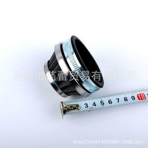 Filtre à air à grand diamètre à haute efficacité pour véhicule tout-terrain, modification ATV, petit moteur à essence, carburateur refroidi par eau - Product Image 2