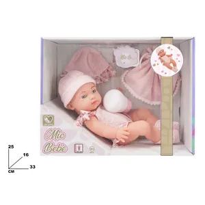 Mic Bebe Baby <b>Doll</b> 40 Cm With Accessories For Kids Play - Product Image 1