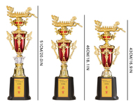 Trophée de bateau-dragon en plastique personnalisé avec design gravé imprimé UV, figurines et statues d'honneur les plus récentes GD13