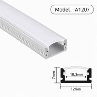 Profilé en aluminium LED pour miroir de vanité, bande lumineuse LED, canal LED, profilé en aluminium LED, canal en aluminium LED