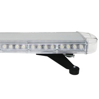 Barra de Luces de Advertencia de Emergencia BIAOCHI de Doble Color (Ámbar/Blanco) de 1.2m para Techo de Vehículo