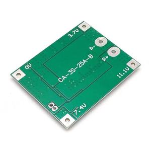 แผงป้องกันแบตเตอรี่ลิเธียม CA-3S-25A-B 11.1V 12.6V พร้อมระบบป้องกันกระแสเกินแบบบาลานซ์ ป้องกันการชาร์จและการคายประจุ - Product Image 2