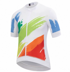 Maillot de cyclisme à manches courtes personnalisé avec logo imprimé par sublimation, séchage rapide, multicolores, pour hommes et femmes, course sur route, événement de club - Product Image 1