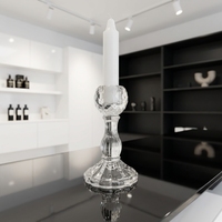 Porte-bougie en cristal facetté de luxe, bougeoir en verre cristal K9 de qualité supérieure pour mariage, table à manger, décoration intérieure, centre de table de fête