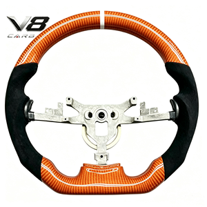 Volant sport personnalisé en fibre de carbone véritable V8carbon pour accessoires intérieurs de pick-up Bantam, pièces automobiles de modification et de course - Product Image 5