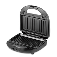 RAF 750W 3 en 1 facile à nettoyer Sandwich Gaufre Panini Grill Maker Machine à sandwich à griller les deux côtés pour un usage domestique
