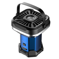 Lampe de travail LED rechargeable 20000 lumens - Lampe utilitaire multifonction avec faisceau IP44 de 200 m pour chantiers, camping, entretien de véhicules