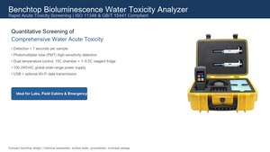 Detector Portátil de Biotoxicidad Agua a través del Método de Bioluminiscencia para Aguas Residuales y Superficies - Product Image 4