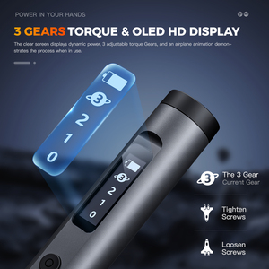 Bộ tua vít điện không dây đa năng 62 trong 1, pin sạc 3.7V, bộ tua vít điện chính xác - Product Image 2