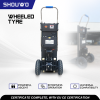 Chariot à main pliable à quatre roues électrique en métal pour monter les escaliers avec option OEM
