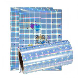 Custom PVC Printable Hologram rainbow Self-adhesive Film Vinyl Inkjet Labels Printing Paper Waterproof Holographic Sticker Rolls - Product Image 1