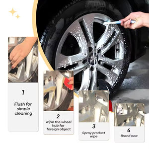 Le produit de lavage de voiture de 500ml du nettoyant pour jantes peut éliminer complètement toutes sortes de taches et de résidus d'huile des pneus pour les détails de la voiture - Product Image 3