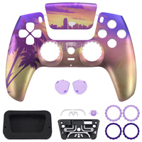 EXtremeRate Luna Coque avant personnalisée redessinée à faible MOQ pour manette PS5, sublimation