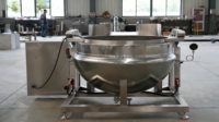 Ligne de production de pâte de poulet entièrement automatique, machines de transformation alimentaire industrielles, capacité de 50 à 4500 kg par heure