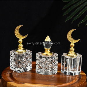 Nhà Máy Bán Hàng Trực Tiếp Arabic Loại Đa Hình Dạng Khắc Pha Lê Tinh Dầu Tinh Dầu Thủy Tinh Nước Hoa Chai Dầu - Product Image 5