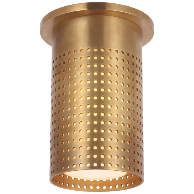 Modern Hotel Precision Flush Mount Ceiling Light Luxury Steel Ceiling Light for Hallway