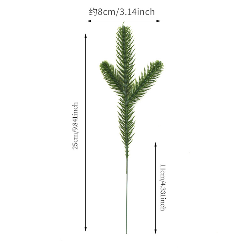 Three-pronged pine needles