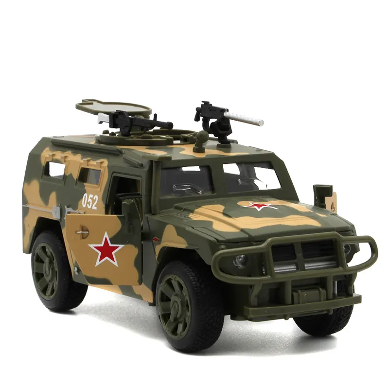 عالية الجودة طقم هدايا الكريسماس الاطفال SPM2 النمر نموذج العسكرية دييكاست مقياس معدني دبابة