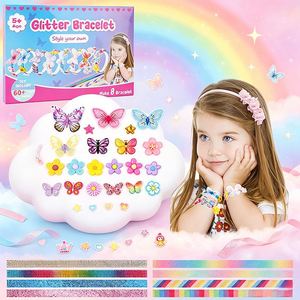 Sweet Bow Headband Set Kids DIY Hair Accessories Butterfly Star <b>Flower</b> <b>Sticker</b> Craft Holiday Gift Box Bulk Pack - Product Image 5