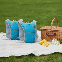 Mochila Táctica Ultraligera para Ciclismo, con Bolsa de Agua de 2L, Impermeable, de Oxford, para Hidratación, Senderismo, Running, Deportes al Aire Libre, Hecha en China