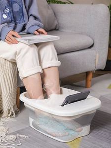 Bac de massage portable pour les pieds, facile à ranger, pliable, pour trempage des pieds - Product Image 4