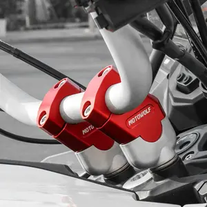 MOTOWOLF 도매 핸들 바 라이저 오토바이 개조 액세서리