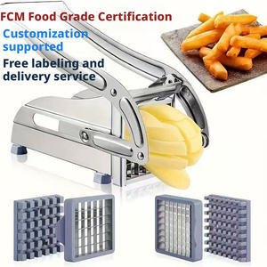 Coupe-frites manuel en acier inoxydable pour la vente en gros, machine à découper la viande, outils de découpe - Product Image 5