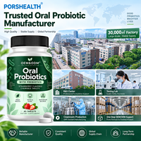 Comprimés Probiotiques Oraux 11 Milliards d'UFC – Complément Haleine Fraîche pour l'Équilibre du Microbiome Buccal, Soutien des Dents et des Gencives – OEM