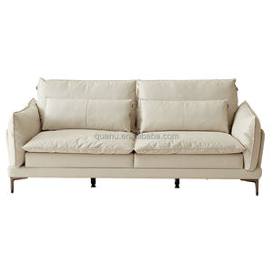 111158 Quanuダブルレイヤードアームレストデザインソフト背もたれソファセットリビングルーム家具高級イタリア式モダンソファソファソファ - Product Image 6