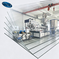 Machine à fabriquer des feuilles de PET recyclé Sevenstars, ligne d'extrusion de feuilles de plastique APET RPET à double vis pour l'emballage de gobelets et de plateaux