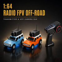Voiture RC Expert avec caméra et émetteur, contrôle via application, échelle 1:64, FPV 2.4GHz, caméra HD 720P, télécommande 4 canaux pour enfants, mini