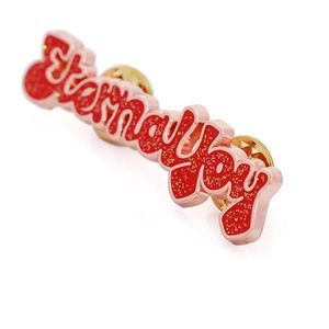 Épinglette personnalisée sur mesure, épinglette en émail avec nom ou mot personnalisé pour accessoires de mode et bijoux - Product Image 4
