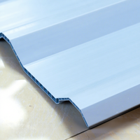 Tôle de toiture creuse en PVC/UPVC isolante thermiquement de 5,8 m pour serres