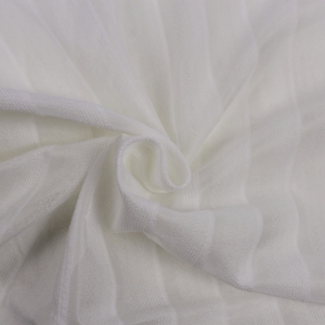 Tela de cortinas translúcidas de voile con aspecto de lino blanco <span class=keywords><strong>Damasco</strong></span> Slubc, tejida en fábrica Kylin, muy vendida, para sala de estar - Product Image 1
