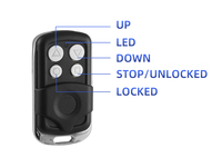 Controles Remotos para Puertas de Garaje Enrollables de Diseño Moderno con Receptor de Motor Central