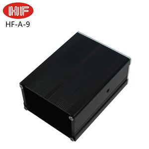 HongFa HF-A-9 Factory IP54 Sandblasted Aluminum Alloy Junction Box for LED Driver Controller with Heat Sink Split Body Design - Product Image 4