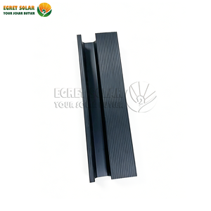 Kit de panneaux solaires Black Rail avec rail de montage en aluminium, système de <span class=keywords><strong>fixation</strong></span> pour toit métallique, système de support photovoltaïque pour panneaux solaires - Product Image 5