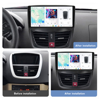 Mekede DUDUAUTO Car-play Auto Wifi 4G GPS Host pour support Dudu7 ADAS DVR pour Peugeot 207 2006-2015 TPMS Caméra arrière Caméra 360°