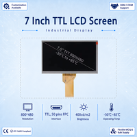 Écran LCD TTL 7 pouces 800x480, affichage automobile à large plage de température, remplacement du module industriel personnalisé Innolux AT070TN94