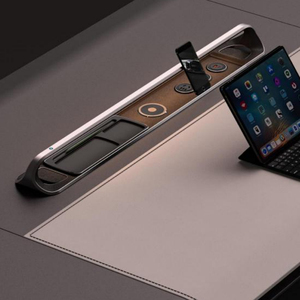 Luxe Executive Bureau L-Vormige Ceo <span class=keywords><strong>Computer</strong></span> Bureau Houten Kantoormeubilair Modern Design Manager Kantoortafel En Stoel Set - Product Image 4