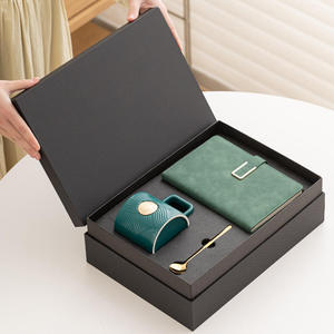 Cadeaux promotionnels avec logo, tasse en papier faite à la main, carnet imprimé en sérigraphie, cadeau d'entreprise haut de gamme plaqué - Product Image 4