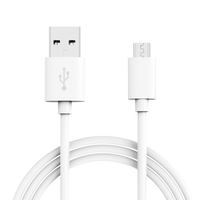 Fournisseur direct d'usine, câble d'alimentation Micro USB uniquement, câble de chargeur USB