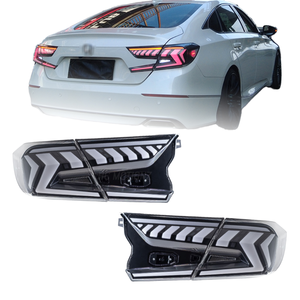 ไฟท้ายรถยนต์แบบ LED สำหรับ Honda Accord ปี 2018-2022 พร้อมเอฟเฟกต์เปิด-ปิดแบบเคลื่อนไหว - Product Image 1